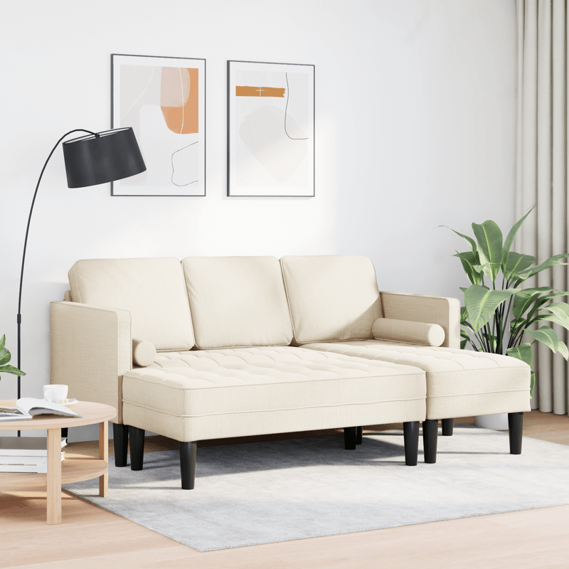 Casa si Gradina - Mobilier - Canapele si coltare - Canapele - Set Canapea 2 Piese cu Perne din In - Infinity.ro