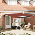 Casa si Gradina - Gradina si terasa - Umbrele si pavilioane - Umbrele - Copertina retractabila automata Antracit 350x250 cm - Infinity.ro