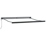 Casa si Gradina - Gradina si terasa - Umbrele si pavilioane - Umbrele - Copertina retractabila automata Galbena si Portocalie 350x250 cm - Infinity.ro