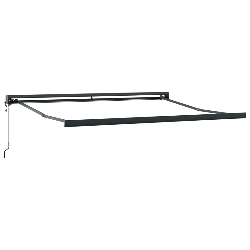 Casa si Gradina - Gradina si terasa - Umbrele si pavilioane - Umbrele - Copertina retractabila automata Galbena si Portocalie 350x250 cm - Infinity.ro