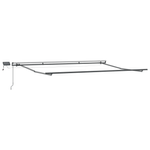 Casa si Gradina - Gradina si terasa - Umbrele si pavilioane - Umbrele - Copertina manuala retractabila cu LED, dungi multicolore 400x300 cm - Infinity.ro