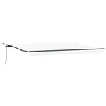 Casa si Gradina - Gradina si terasa - Umbrele si pavilioane - Umbrele - Copertina retractabila automata  cu LED Alb 500x350 cm - Infinity.ro