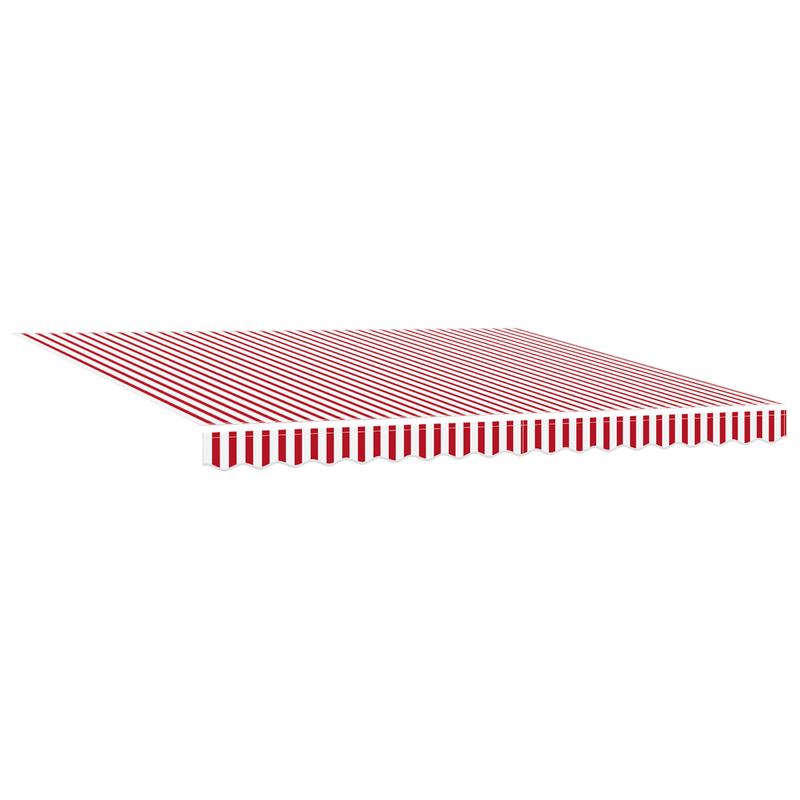 Casa si Gradina - Gradina si terasa - Umbrele si pavilioane - Umbrele - Copertina retractabila automata cu LED Rosie si Alba 400x300 cm - Infinity.ro