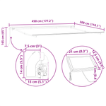 Casa si Gradina - Gradina si terasa - Umbrele si pavilioane - Pavilioane - Marchiza retractabila manuala cu LED portocalie si maro 450x300 cm - Infinity.ro