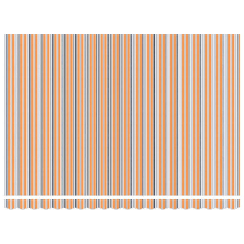 Casa si Gradina - Gradina si terasa - Umbrele si pavilioane - Umbrele - Copertina retractabila manuala cu Dungi Multicolore 450x300 cm - Infinity.ro