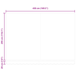 Casa si Gradina - Gradina si terasa - Umbrele si pavilioane - Pavilioane - Marchiza retractabila automata multicolora 450x300 cm - Infinity.ro