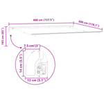 Casa si Gradina - Gradina si terasa - Umbrele si pavilioane - Pavilioane - Marchiza retractabila automata multicolora 450x300 cm - Infinity.ro