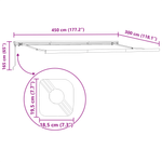 Casa si Gradina - Gradina si terasa - Umbrele si pavilioane - Pavilioane - Marchiza manuala retractabila alba si albastra 450x300 cm - Infinity.ro