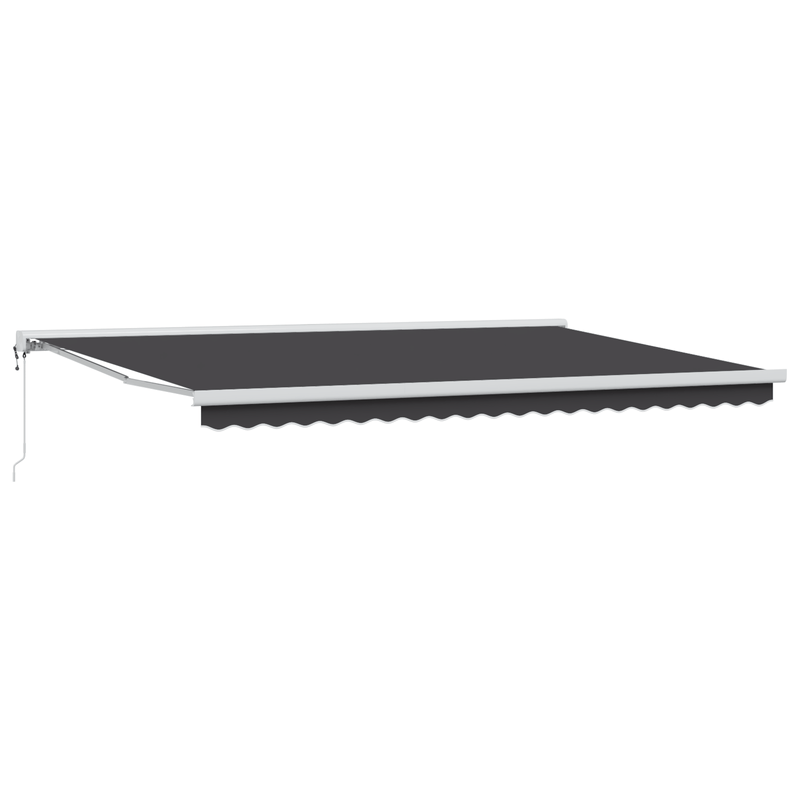 Casa si Gradina - Gradina si terasa - Umbrele si pavilioane - Umbrele - Copertina retractabila automata Antracit 500x300 cm - Infinity.ro