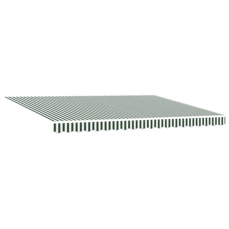 Casa si Gradina - Gradina si terasa - Umbrele si pavilioane - Umbrele - Copertina retractabila automata  cu LED Verde si Alb 450x350 cm - Infinity.ro