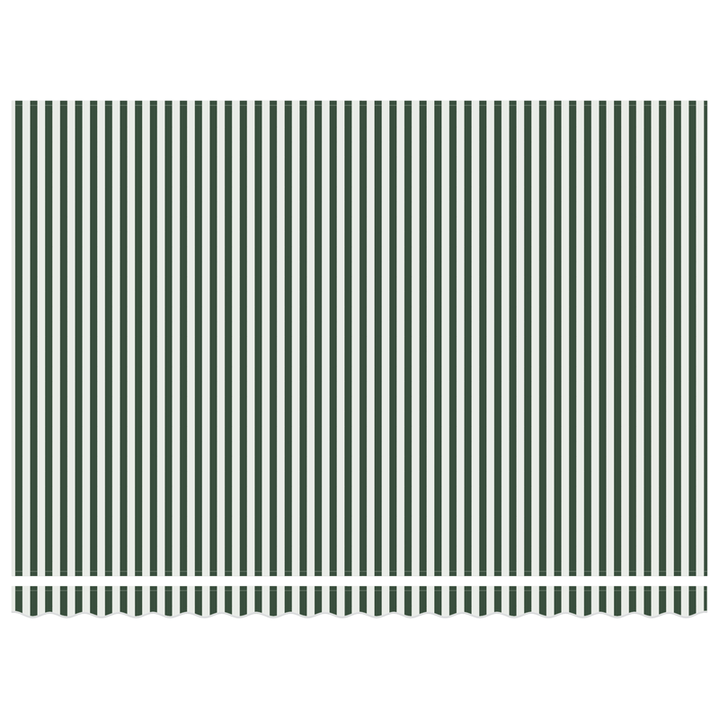 Casa si Gradina - Gradina si terasa - Umbrele si pavilioane - Umbrele - Copertina retractabila automata  cu LED Verde si Alb 450x350 cm - Infinity.ro