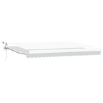 Casa si Gradina - Gradina si terasa - Umbrele si pavilioane - Umbrele - Copertina retractabila automata  cu LED Alb 500x300 cm - Infinity.ro