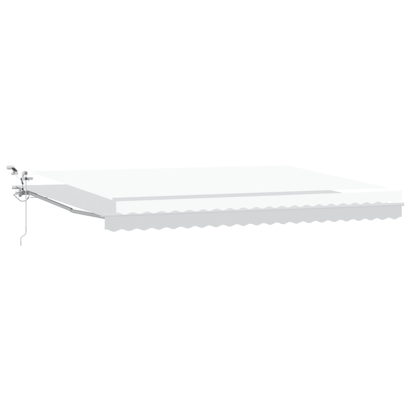 Casa si Gradina - Gradina si terasa - Umbrele si pavilioane - Umbrele - Copertina retractabila automata  cu LED Alb 500x300 cm - Infinity.ro