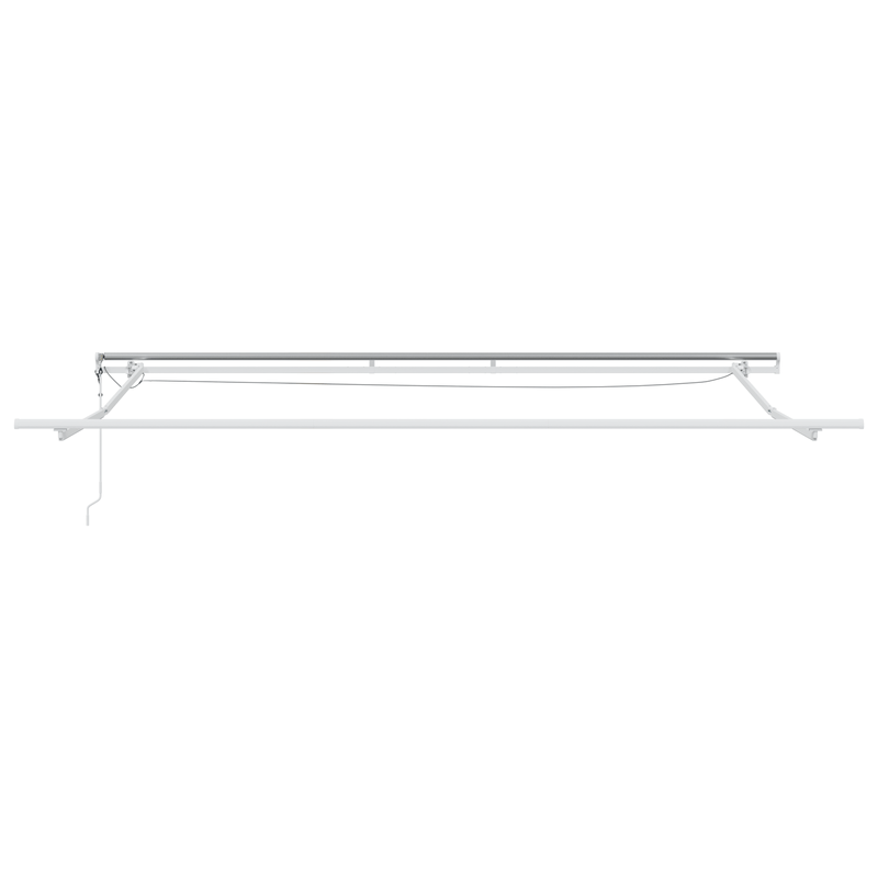 Casa si Gradina - Gradina si terasa - Umbrele si pavilioane - Umbrele - Copertina retractabila automata  cu LED-uri in verde si galben, 450x350 cm - Infinity.ro