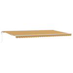 Casa si Gradina - Gradina si terasa - Umbrele si pavilioane - Umbrele - Copertina retractabila automata cu Dungi Multicolore 600x350 cm - Infinity.ro