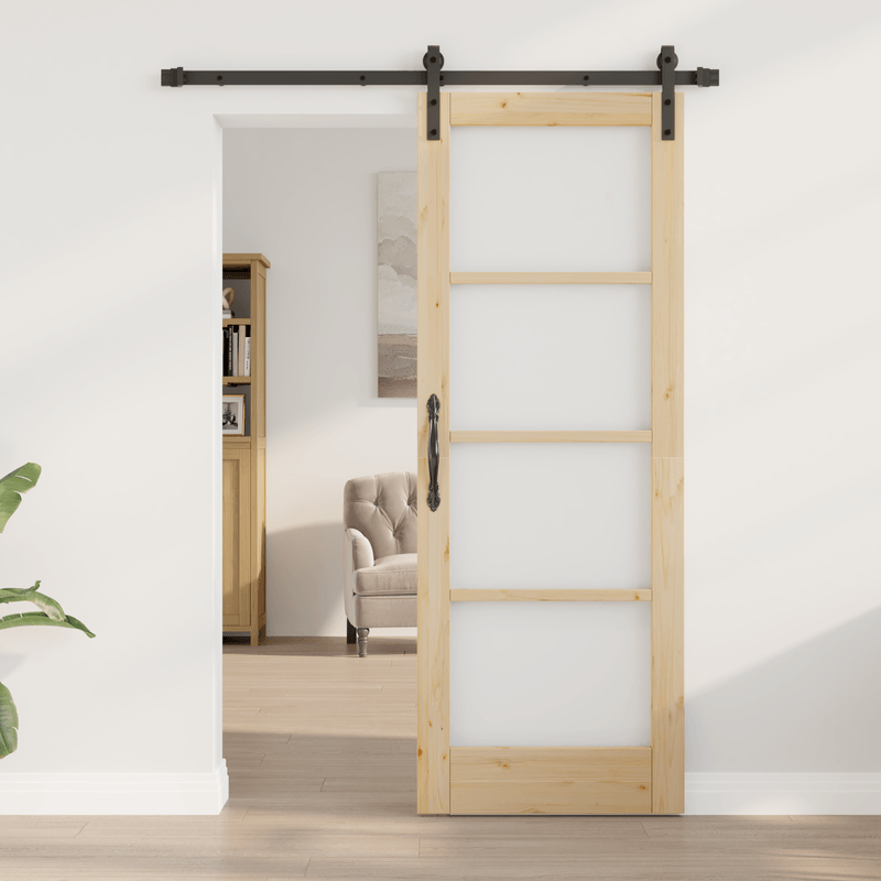 Casa si Gradina - Constructii - Usi interior, exterior si garaj - Usi interior - Usa glisanta  cu set de accesorii 'ORKDAL'73.5x198.5 cm - Infinity.ro