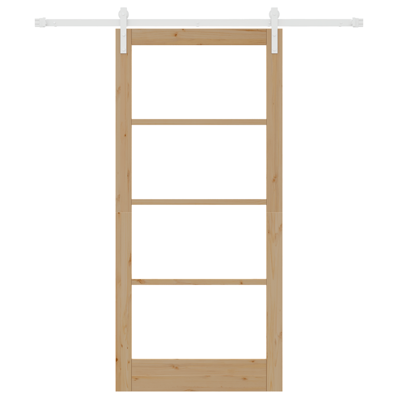 Casa si Gradina - Constructii - Usi interior, exterior si garaj - Usi interior - Usa glisanta  cu set de hardware 'ORKDAL'din lemn masiv si sticla - Infinity.ro