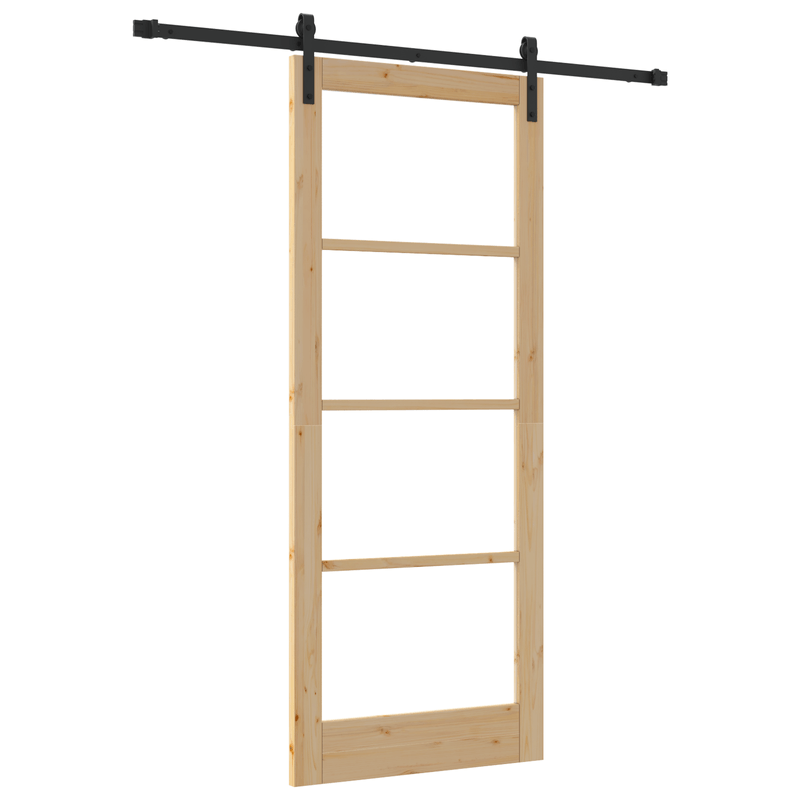 Casa si Gradina - Constructii - Usi interior, exterior si garaj - Usi interior - Usa glisanta cu set hardware 'ORKDAL'din lemn masiv si sticla - Infinity.ro