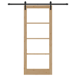 Casa si Gradina - Constructii - Usi interior, exterior si garaj - Usi interior - Usa glisanta cu set hardware 'ORKDAL'din lemn masiv si sticla - Infinity.ro