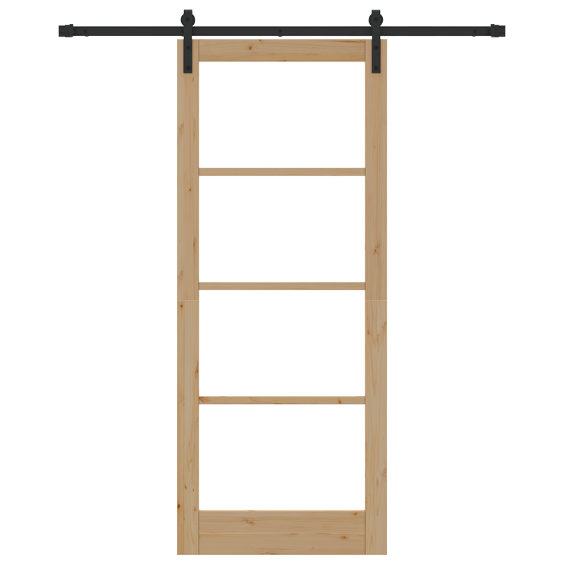 Casa si Gradina - Constructii - Usi interior, exterior si garaj - Usi interior - Usa glisanta cu set hardware 'ORKDAL'din lemn masiv si sticla - Infinity.ro
