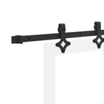 Casa si Gradina - Constructii - Usi interior, exterior si garaj - Usi interior - Usa Glisanta  cu Set Hardware 'ORKDAL'Alb din Lemn Solid si Sticla - Infinity.ro