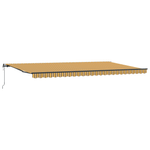 Casa si Gradina - Gradina si terasa - Umbrele si pavilioane - Umbrele - Copertina retractabila automata cu dungi multicolore 600x350 cm - Infinity.ro