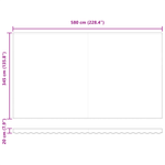 Casa si Gradina - Gradina si terasa - Umbrele si pavilioane - Umbrele - Copertina retractabila automata cu dungi multicolore 600x350 cm - Infinity.ro