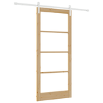 Casa si Gradina - Constructii - Usi interior, exterior si garaj - Usi interior - Usa Glisanta  cu Set Hardware "ORKDAL" Lemn Masiv si Sticla - Infinity.ro