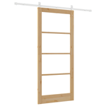 Casa si Gradina - Constructii - Usi interior, exterior si garaj - Usi interior - Usa Glisanta  cu Set Hardware "ORKDAL" Lemn Masiv si Sticla - Infinity.ro