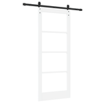 Casa si Gradina - Constructii - Usi interior, exterior si garaj - Usi interior - Usa glisanta  cu set de accesorii 'ORKDAL'Alb 83x202 cm - Infinity.ro