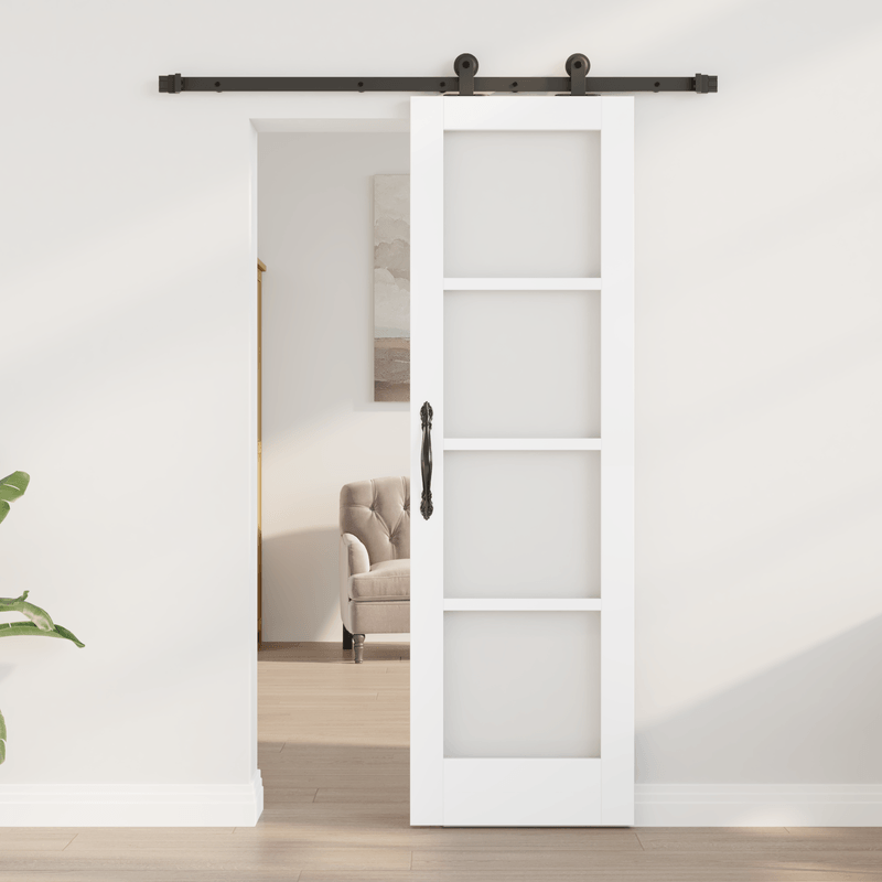 Casa si Gradina - Constructii - Usi interior, exterior si garaj - Usi interior - Usa glisanta  cu accesorii "ORKDAL" Alb 61x198.5 cm - Infinity.ro