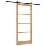Casa si Gradina - Constructii - Usi interior, exterior si garaj - Usi interior - Usa glisanta cu set de hardware 'ORKDAL'din lemn masiv si sticla - Infinity.ro