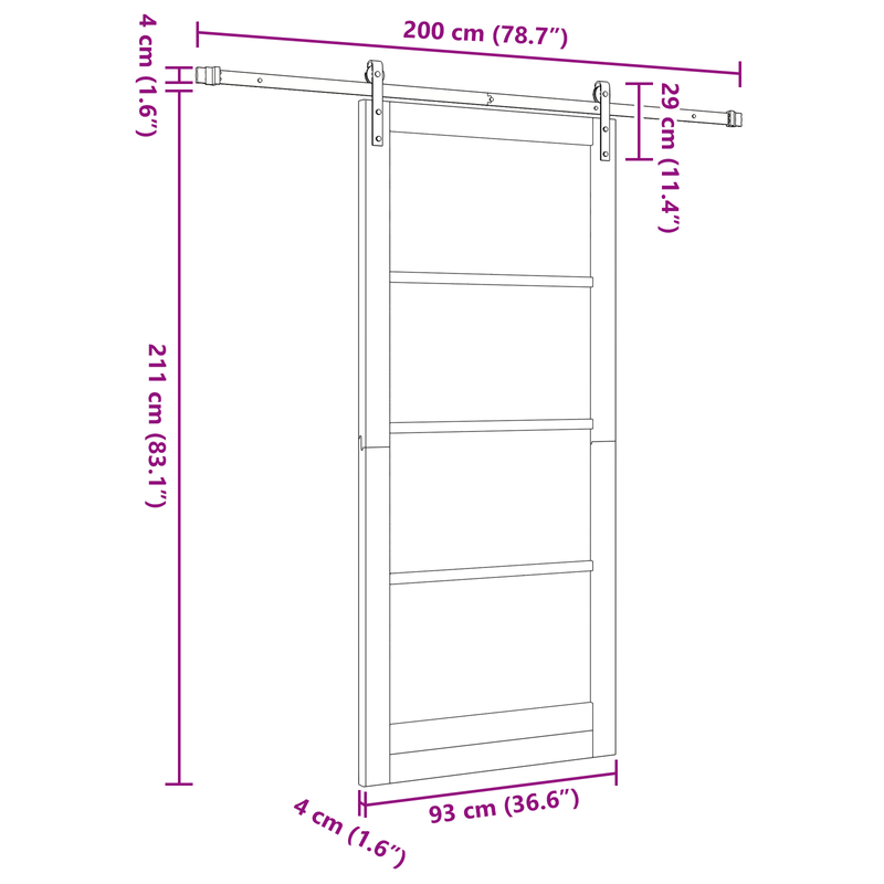 Casa si Gradina - Constructii - Usi interior, exterior si garaj - Usi interior - Usa glisanta cu set de hardware 'ORKDAL'din lemn masiv si sticla - Infinity.ro