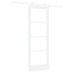 Casa si Gradina - Constructii - Usi interior, exterior si garaj - Usi garaj - Set Usi Glisante Set de 2 Alb MDF 73.5 x 198.5 cm - Infinity.ro