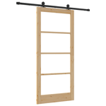 Casa si Gradina - Constructii - Usi interior, exterior si garaj - Usi interior - Usa glisanta  cu set hardware 'ORKDAL'Lemn masiv & Sticla - Infinity.ro