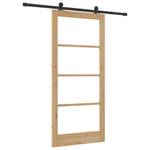 Casa si Gradina - Constructii - Usi interior, exterior si garaj - Usi interior - Usa glisanta  cu set hardware 'ORKDAL'Lemn masiv & Sticla - Infinity.ro