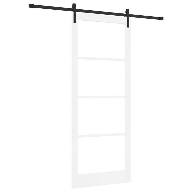 Casa si Gradina - Constructii - Usi interior, exterior si garaj - Usi interior - Usa glisanta  cu set de accesorii 'ORKDAL'Alb 93x232 cm - Infinity.ro