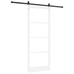 Casa si Gradina - Constructii - Usi interior, exterior si garaj - Usi interior - Usa glisanta  cu set de accesorii 'ORKDAL'Alb 93x232 cm - Infinity.ro