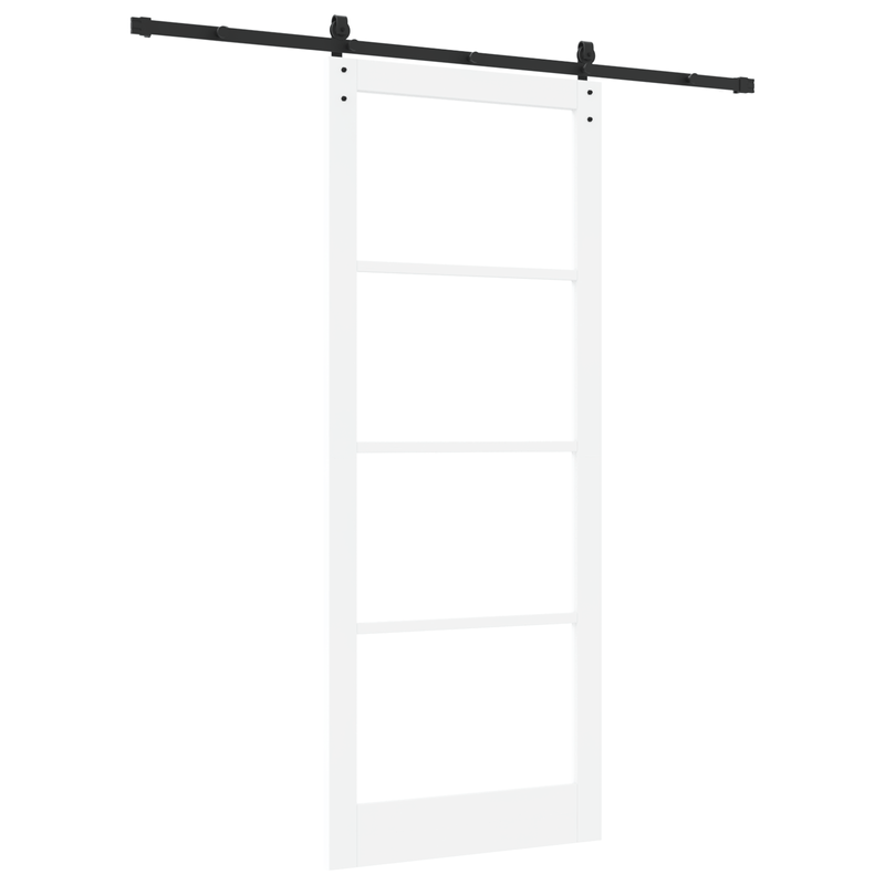 Casa si Gradina - Constructii - Usi interior, exterior si garaj - Usi interior - Usa glisanta  cu set de accesorii 'ORKDAL'Alb 93x232 cm - Infinity.ro