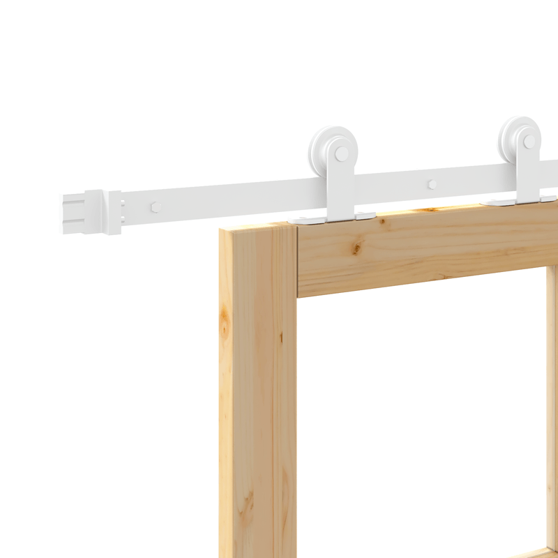 Casa si Gradina - Constructii - Usi interior, exterior si garaj - Usi interior - Usa glisanta  cu set de hardware 'ORKDAL'Lemn solid si sticla - Infinity.ro