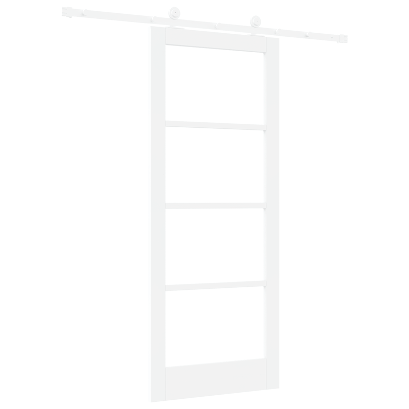 Casa si Gradina - Constructii - Usi interior, exterior si garaj - Usi interior - Usa glisanta  'ORKDAL'alb din lemn masiv si sticla - Infinity.ro