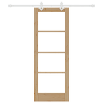 Casa si Gradina - Constructii - Usi interior, exterior si garaj - Usi interior - Usa Glisanta  cu Set de Accesorii 73.5x198.5 cm Lemn Masiv Pin - Infinity.ro