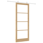 Casa si Gradina - Constructii - Usi interior, exterior si garaj - Usi interior - Usa glisanta  cu set de feronerie 'ORKDAL'Lemn masiv si sticla - Infinity.ro