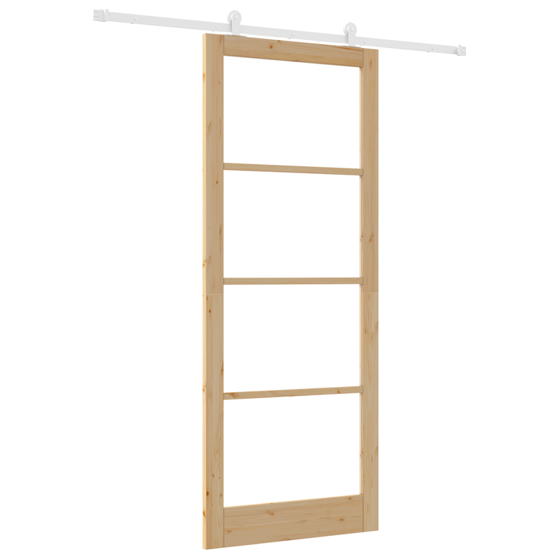 Casa si Gradina - Constructii - Usi interior, exterior si garaj - Usi interior - Usa glisanta  cu set de feronerie 'ORKDAL'Lemn masiv si sticla - Infinity.ro