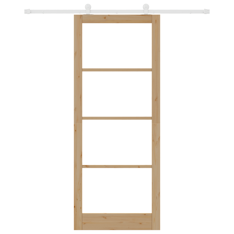 Casa si Gradina - Constructii - Usi interior, exterior si garaj - Usi interior - Usa glisanta  cu set de feronerie 'ORKDAL'Lemn masiv si sticla - Infinity.ro