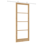 Casa si Gradina - Constructii - Usi interior, exterior si garaj - Usi interior - Usa glisanta  cu set de feronerie 'ORKDAL'Lemn masiv si sticla - Infinity.ro