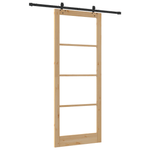 Casa si Gradina - Constructii - Usi interior, exterior si garaj - Usi interior - Usa Glisanta  cu Set Hardware 'ORKDAL'Lemn Solid & Sticla - Infinity.ro