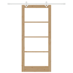 Casa si Gradina - Constructii - Usi interior, exterior si garaj - Usi interior - Usa glisanta  cu set de hardware 93x211 cm lemn masiv de pin - Infinity.ro