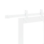 Casa si Gradina - Constructii - Usi interior, exterior si garaj - Usi interior - Set usa glisanta  cu kit de accesorii Alb 83x211 cm Lemn masiv Pin - Infinity.ro