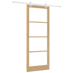 Casa si Gradina - Constructii - Usi interior, exterior si garaj - Usi interior - Set usa glisanta  cu hardware 93x232 cm Lemn masiv de pin - Infinity.ro